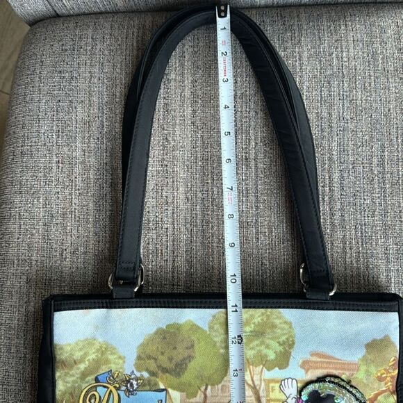 Disney Park Resort Mickey & Minnie Mouse Dressed for Romance Purse Tote Handbag - Picture 8 of 12